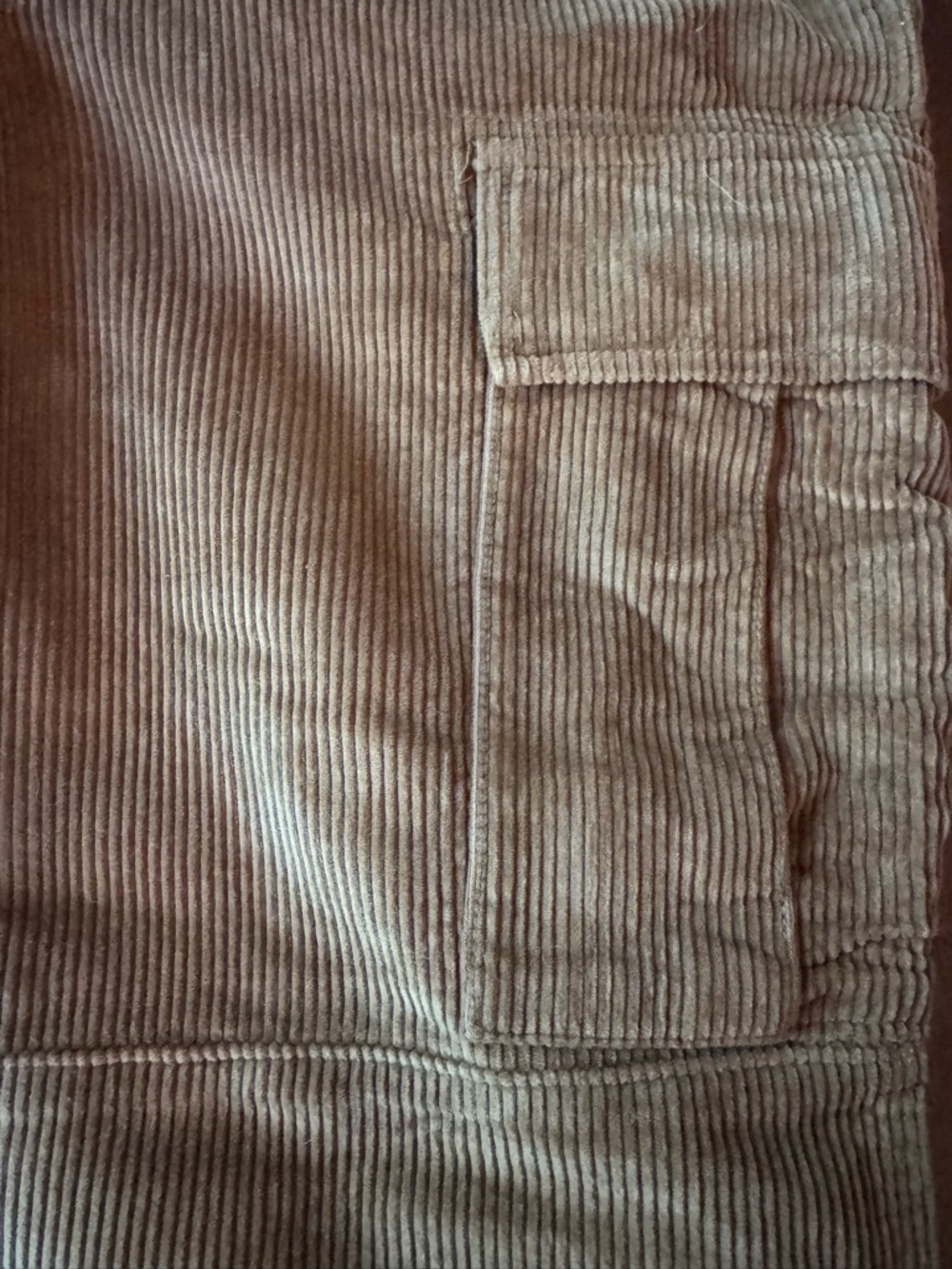 Empyre Relax Loose Fit Men's Corduroy Cargo Pants Brown NWT Size 30 - Picture 8 of 8